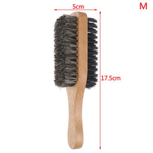 Load image into Gallery viewer, Boar Bristle Wooden Hair and Beard Brush
